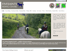 Tablet Screenshot of fivesaints.com